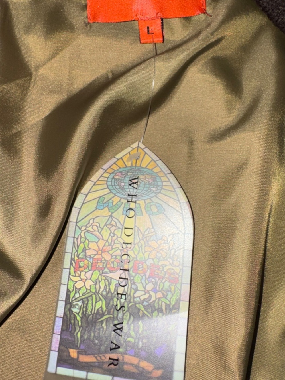 Who Decides War Namesake varsity jacket - Picture 9 of 9